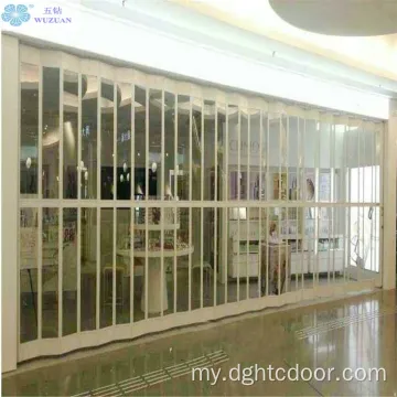 Transparent Polycarbonate Slat လူမီနီယံခေါက်တံခါး